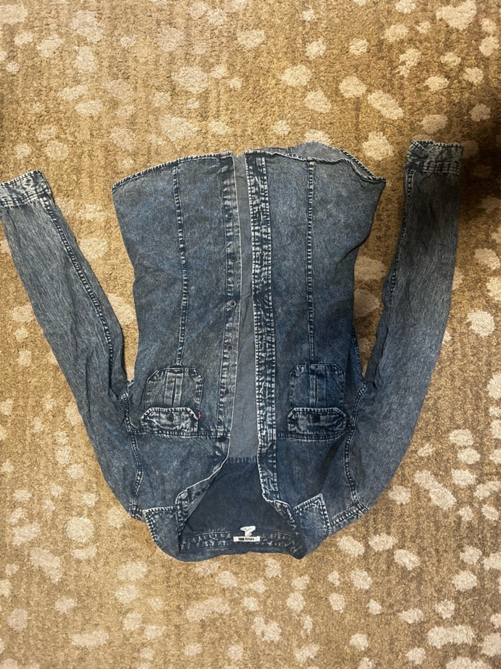 Levi's Women's Denim Jacket - Blue Acid Wash